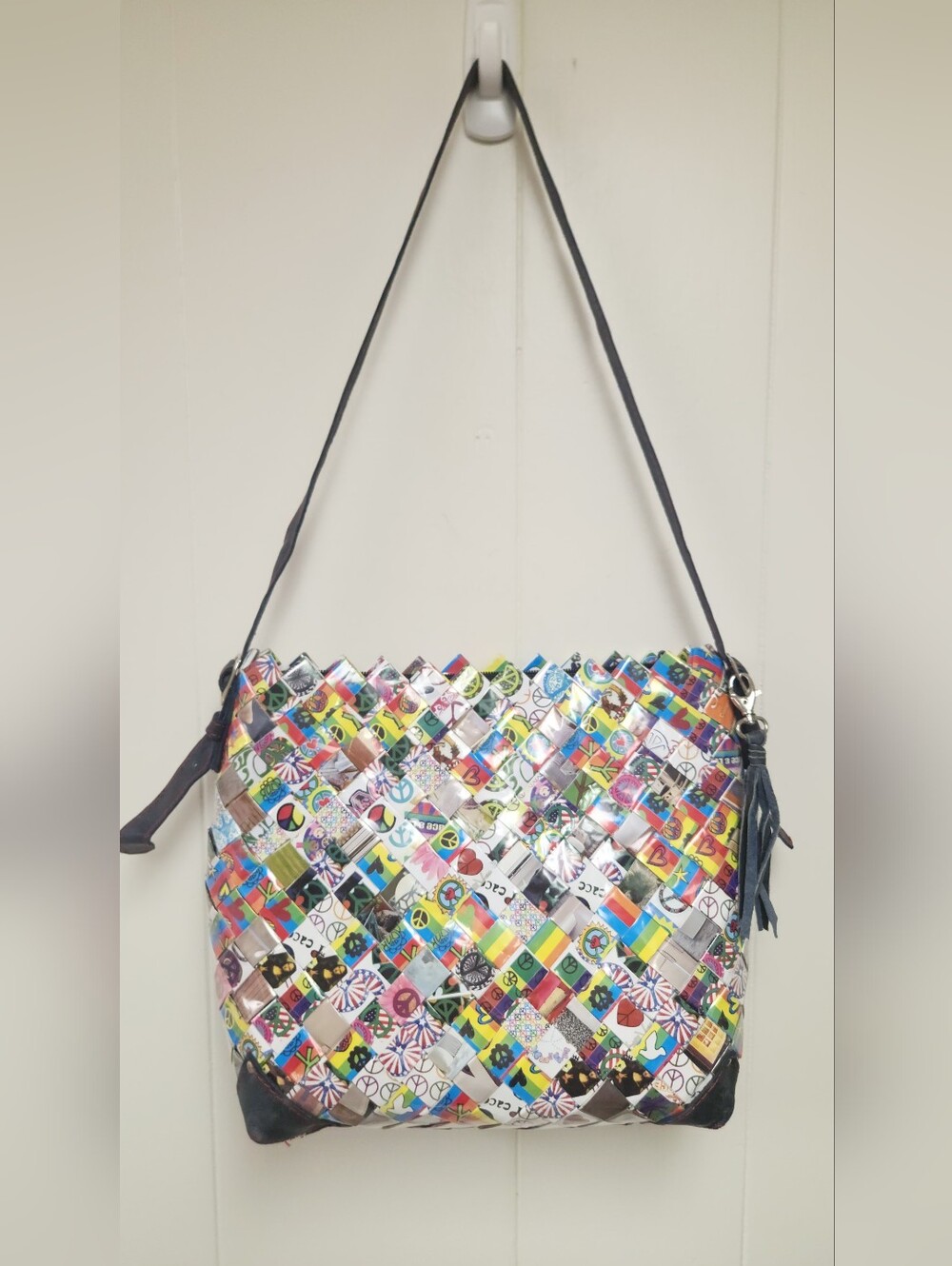 Upcycled Nahui Ollin Handmade Origami Shoulderbag Brand New!!